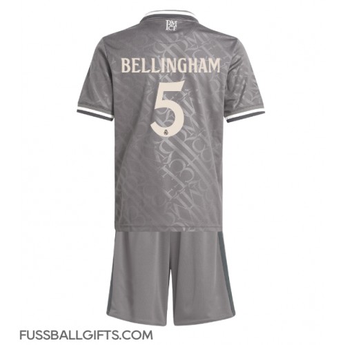 Real Madrid Jude Bellingham #5 Fußballbekleidung 3rd trikot Kinder 2024-25 Kurzarm (+ kurze hosen)